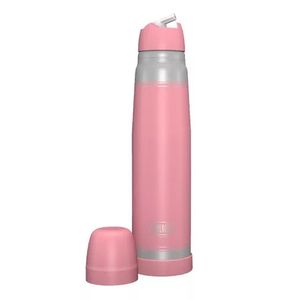 Termo Matero 1l Lumilagro Luminox Inoxidable Rosa