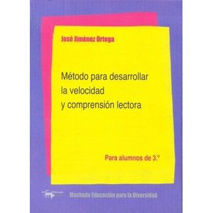 METODO PARA DESARROLLAR LA VELOCIDAD Y COMPRENSION LECTORA 3 - Jimenez Ortega, Jose