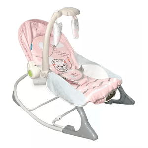 PRIORI MECEDORA MUSICAL ESTAMPADA ROSA AC6230-1