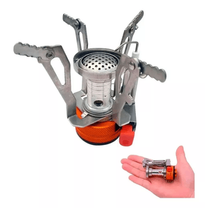 Calentador Mini Camping Trekking Gas Ultra Compacto