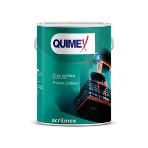 Latex exterior beige vicuña lavable 1L Quimex acrilmex 2306
