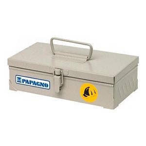 Caja De Herramientas Metálica 280x80x140mm Papagno Modelo 2