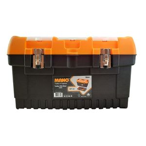 Caja De Herramientas 2 Cierres Met. 564x310x310mm Mano Mt-22