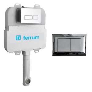 DEPOSITO EMBUTIR Y TAPA TECLA FERRUM D92TE-B + VTA52-01