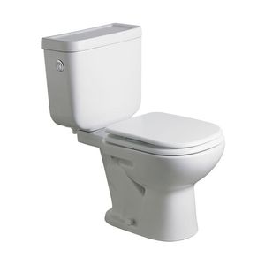 Inodoro largo + depósito descarga dual + tapa Ferrum Bari
