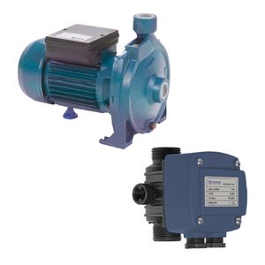 Bomba centrífuga CPM 130 + controlador de flujo CAF Pluvius