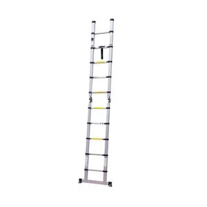 Escalera Smart Kassel Telescopica Recta 2.6 Mts Aluminio