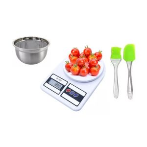 Set Cocina: Balanza +Bowl+ Espatula+ pincel