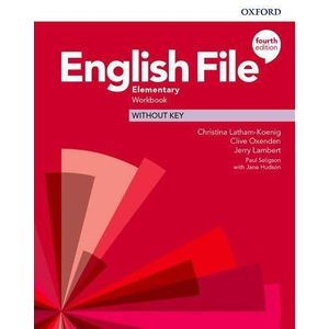ENGLISH FILE ELEMENTARY WBK WITHOUT KEY 4TH EDITION - Latham-Koenig, Christina