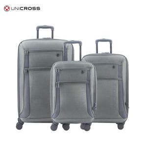 SET DE VALIJAS 20" 24" 28" GRIS UNICROSS