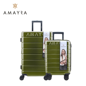 SET VALIJAS 20" 24" ABS VERDE AMAYRA