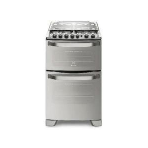 Cocina Electrolux 56DXQ 57Cm Acero Multigas Eléctrico Doble Horno