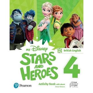 MY DISNEY STARS AND HEROES LEVEL 4 ABK BRITISH ENGLISH EDITION WITH EBOOK - Osborn, Anna