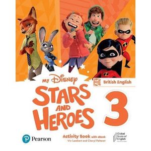 MY DISNEY STARS AND HEROES LEVEL 3 ABK BRITISH ENGLISH EDITION WITH EBOOK - Lambert, Viv