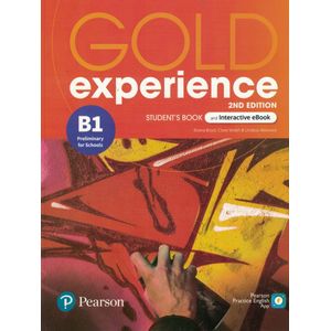GOLD EXPERIENCE B1 PRELIMINARY FOR SCHOOLS SBK AND INTERACTIVE EBOOK 2ND EDITION - Boyd, Elaine