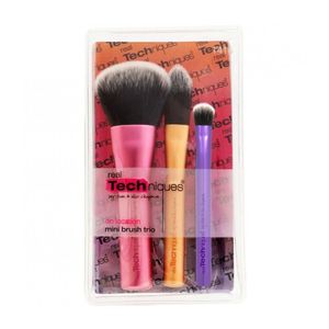 Kit De Brochas Para Maquillaje Mini Trio