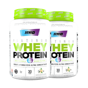 2 x Premium Whey Protein 2lb Sabor: Vainilla Star Nutrition