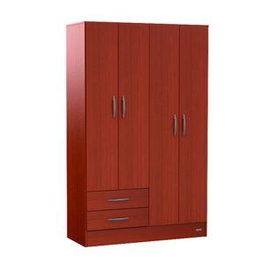 Placard ropero 4 puertas 2 cajones Mosconi Express CAOBA