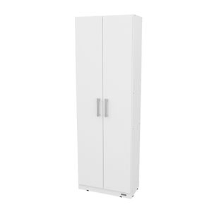 Biblioteca con estantes y puertas completas 60 cm. Mosconi BLANCO