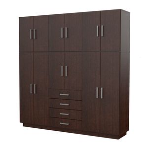 Placard ropero 12 puertas 4 cajones Dakar Mosconi WENGUE
