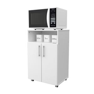 Mueble para microondas melamina con ruedas Mosconi