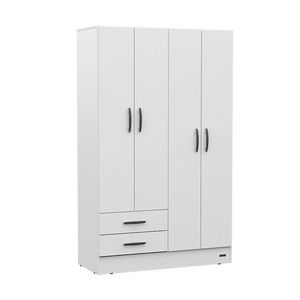 Placard ropero 4 puertas 2 cajones Mosconi Express BLANCO