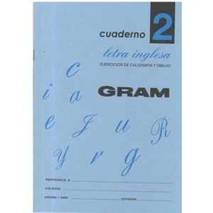 CUADERNO GRAM 2 LETRA INGLESA - Gram