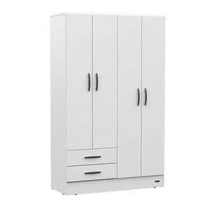 Placard ropero 4 puertas 2 cajones Mosconi Super Express BLANCO