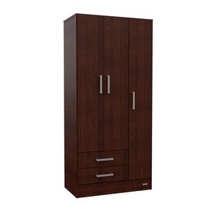 Placard ropero 3 puertas 2 cajones Mosconi Dakar WENGUE