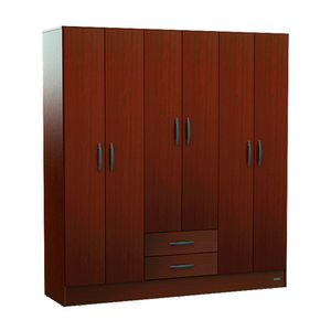 Placard ropero 6 puertas 2 cajones Mosconi Express CHOCOLATE