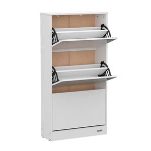 Organizador de zapatillas zapatero 3 puertas Mosconi BLANCO