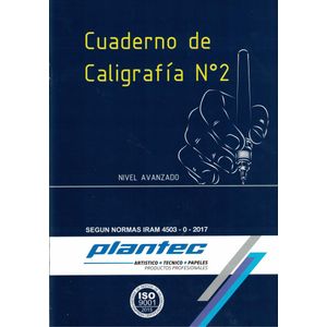CUADERNO DE CALIGRAFIA Nº2 NIVEL AVANZADO PLANTEC - Plantec