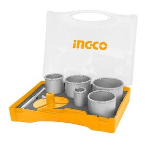 Juego De Sierra Copa X7 Caja De Plástico Ingco Akch0071