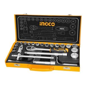 Juego De Bocallaves 24 Piezas Industrial Ingco Hkts0243