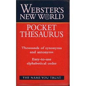 WEBSTER'S NEW WORLD POCKET THESAURUS - Laird, Charlton