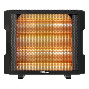 Panel Radiante Infrarojo Ci650 Liliana 1000-2200w  Negro