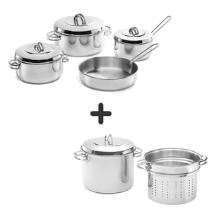 COMBO GAMUZA - SET MASTER WARE UNIVERSAL + OLLA PRACTIPASTA