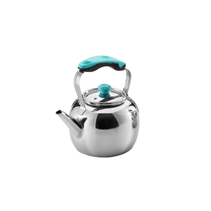Gamuza Pava Magenta Turquesa Acero Inoxidable 1.4lts