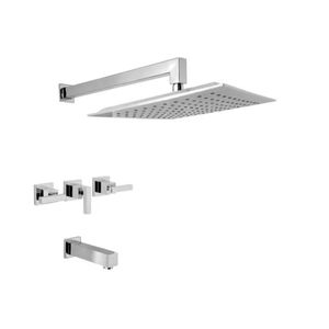 Griferia Baño Ducha Peirano Castilla 80-153 Transfer Cromado