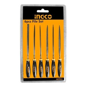 Set De Limas De Acero 6 Piezas Ingco Hktf63