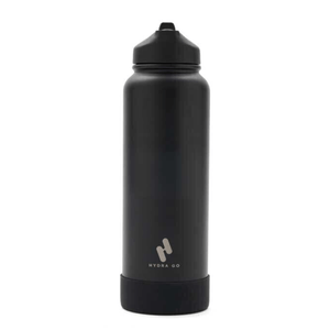 Botella Termica Hydra Go Acero Inoxidable 1000Ml - Negro/Negro