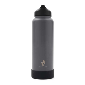 Botella Termica Hydra Go Acero Inoxidable 1000Ml - Gris Claro/Negro