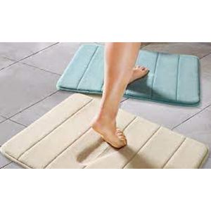 Alfombra de baño memory foam BEIGE