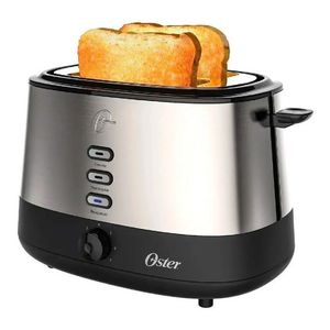 Tostadora Oster Tssttr500 7 Niveles Descongela Negro Y Inox