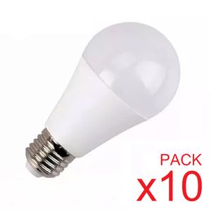 LAMPARA BULBO LED A60 ECO 12W E27 LUZ DIA TBCin Pack x10