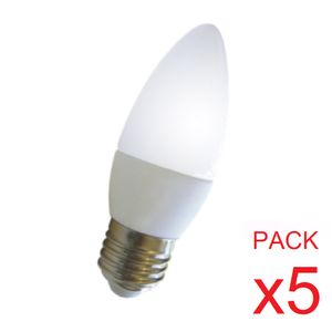 LAMPARA LED FANTASIA VELITA 3W E27 LUZ DIA TBCin Pack x5
