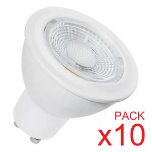 LAMPARA DICROICA LED DIMERIZABLE 7W LUZ DIA TBCin Pack x10