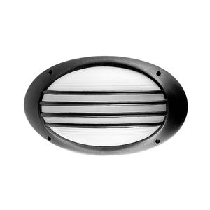 Aplique exterior de pared Tortuga ovalada con reja Faroluz