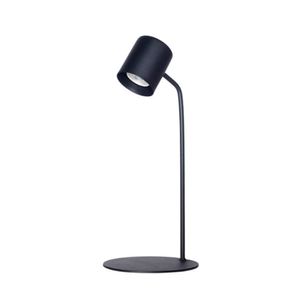 Lampara Velador Base Redonda Faroluz Negro 5211-ang