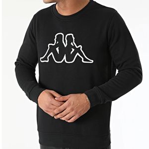 BUZO KAPPA LOGO DEFFY SWEAT CREW MUJER
